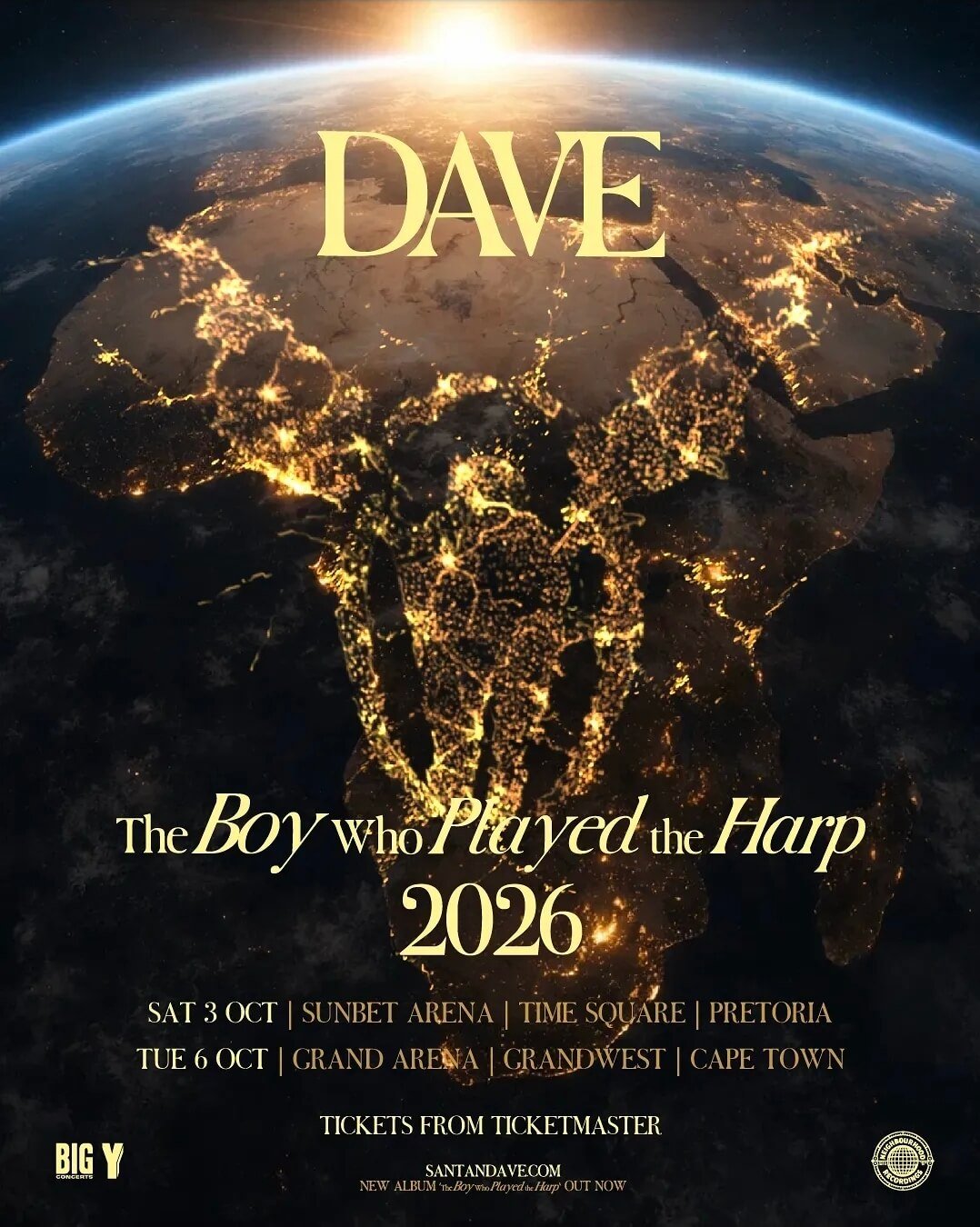 Dave: The Boy Who Played The Harp Tour 