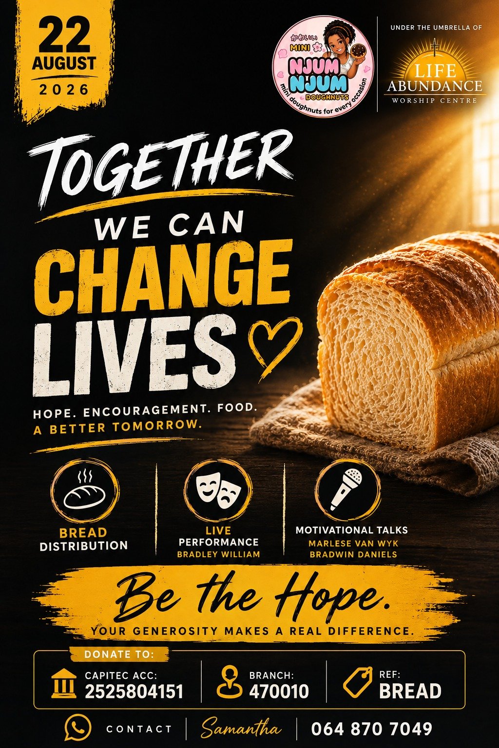 together we can change lives